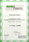 Luděk Kuhn - Certifikát